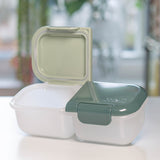 2-compartment snack container