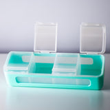 Snackle Box med 4 separate låg – organiseret snackopbevaring