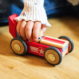 Tegu Daredevil – magnetisk racebil sæt med 12 dele