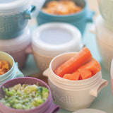 120 ml babymadsbeholdere – åbne beholdere med låg