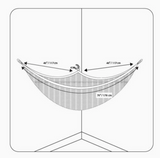 Hængekøje til børneværelse – nem at hænge op med kroge