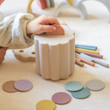 Coin & Tube Sorting Set – pædagogisk legetøj til børn 1–3 år