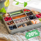 Melii Snackle Box 24 rum – stor snackbeholder til børn på farten