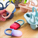 Mushie Toddler Ice Pop Tray – regnbueformet isform med 4 silikonerum