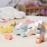 Mushie Wooden Balance Blocks – kreativt stablelegetøj til børn