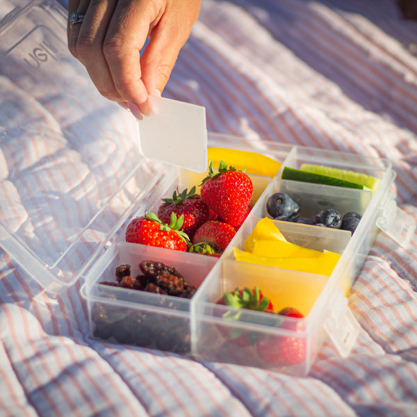 Snackboks med rumdeler