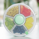 Snackbeholder med 5 rum – varieret snacktid