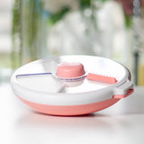 Large snackboks til børn – roterende snack spinner