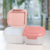 2-compartment snack container