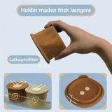 Silikonebeholdere til babymad – 6 stk.