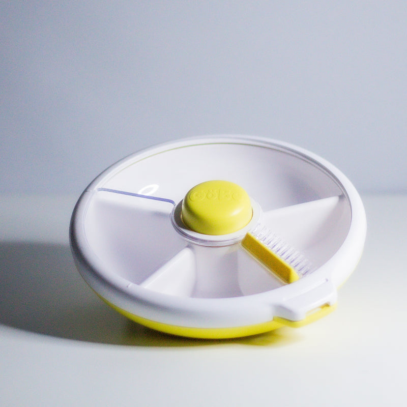 Snack Spinner til større måltider – dobbelt rum, dobbelt sjov