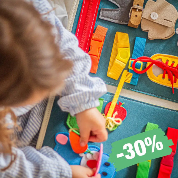 Breeze Essence aktivitetsbog – lær snørebånd, knapper og lynlås