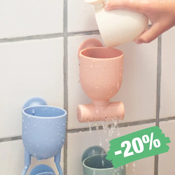 Vandlegekopper fra Mushie – forskellige vandgennemløb i badet