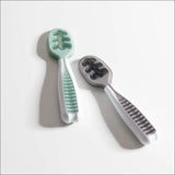 Pre-spoons sæt – ske til mos og ske med hul til stykker