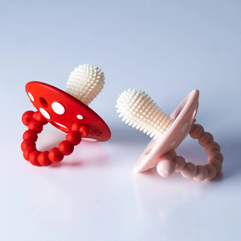 Bidesut formet som hindbær – lindrer tandfrembrud