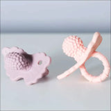 Bidesut til ømme gummer Lyserød/Lilla 2 stk. Baby og småbørn