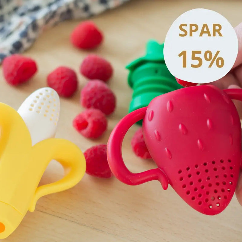 RazBaby frugtsut – sikker introduktion af fast føde til baby