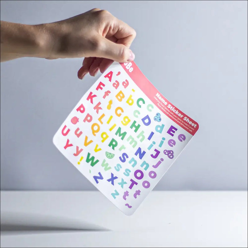 Personlige navneklistermærker – perfekte til snack spinner og madkasse