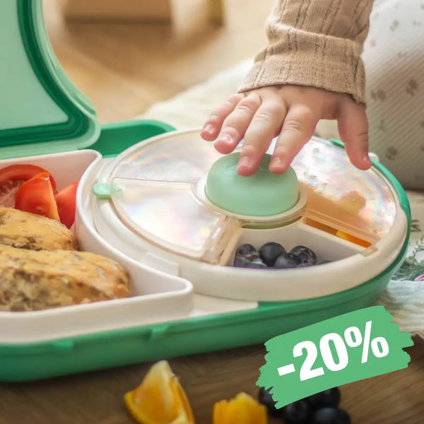 GoBe snack spinner og madpakke – kombineret madkasse til børn