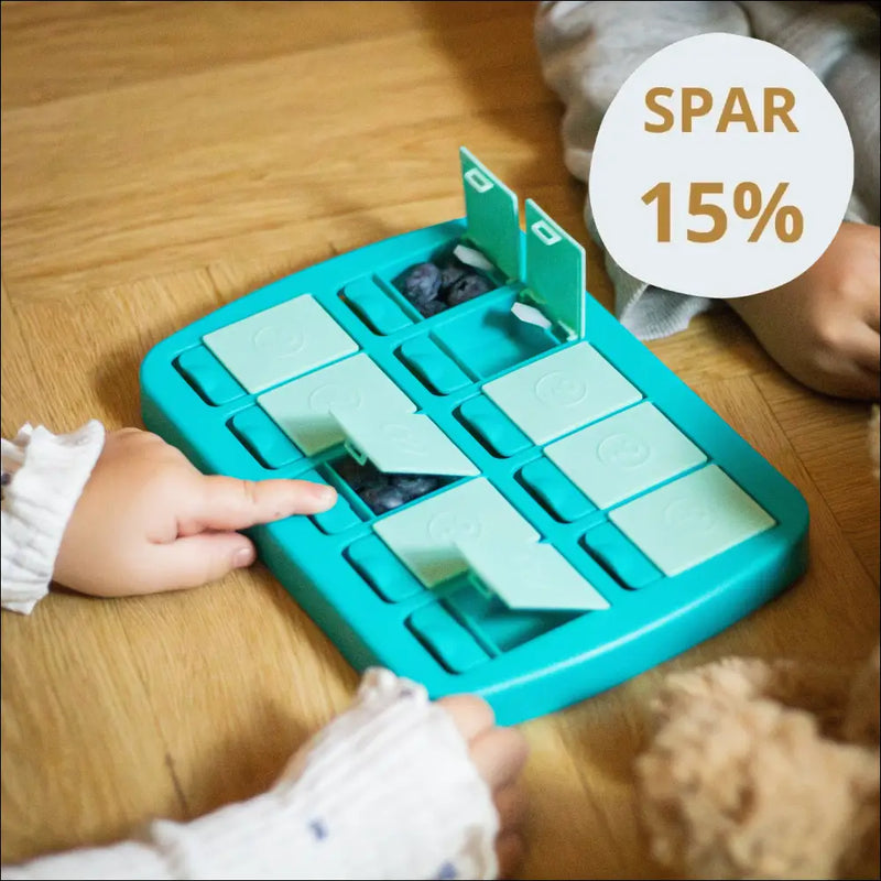 Fred Snack Vendespil Mini – snackboks og vendespil i ét