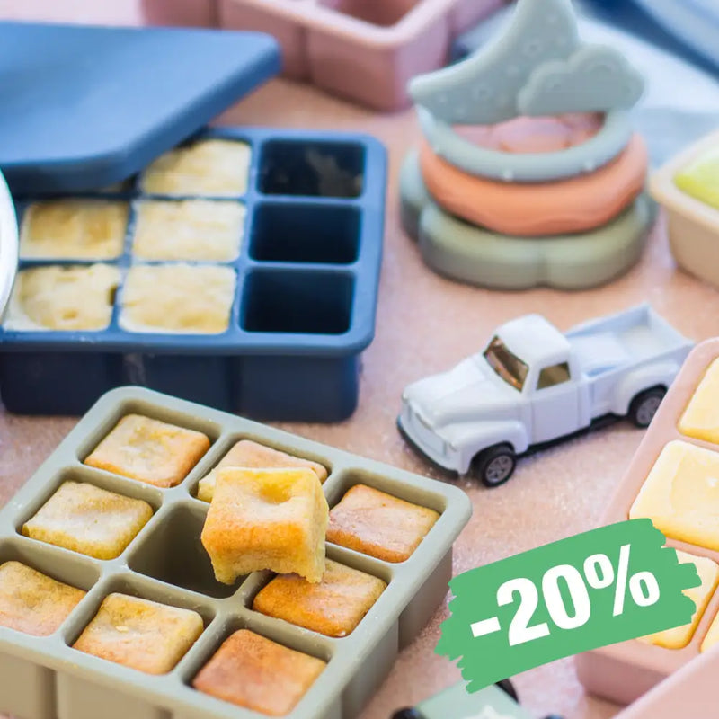 AYAVA multiboks til babymad – praktisk fryse- og opbevaringsform