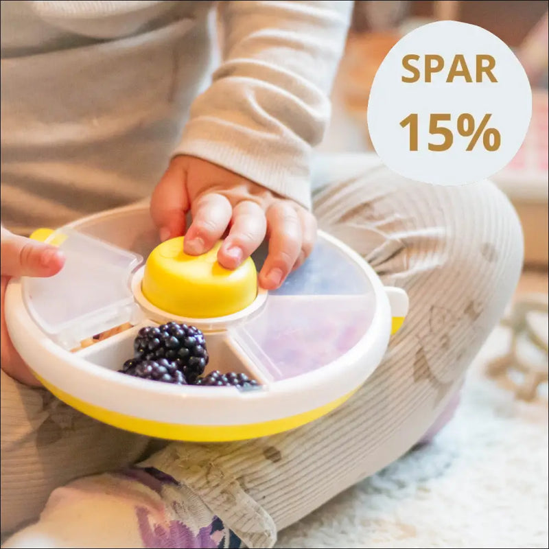 GoBe Snack Spinner – snackboks med 5 rum til børn