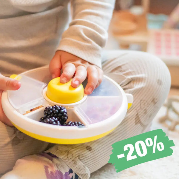 GoBe Snack Spinner – snackboks med 5 rum til børn