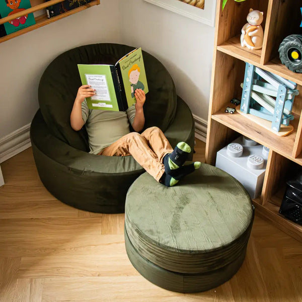 Play Puff modulær skumpuf – fleksibel tumle- og siddepuf til børn