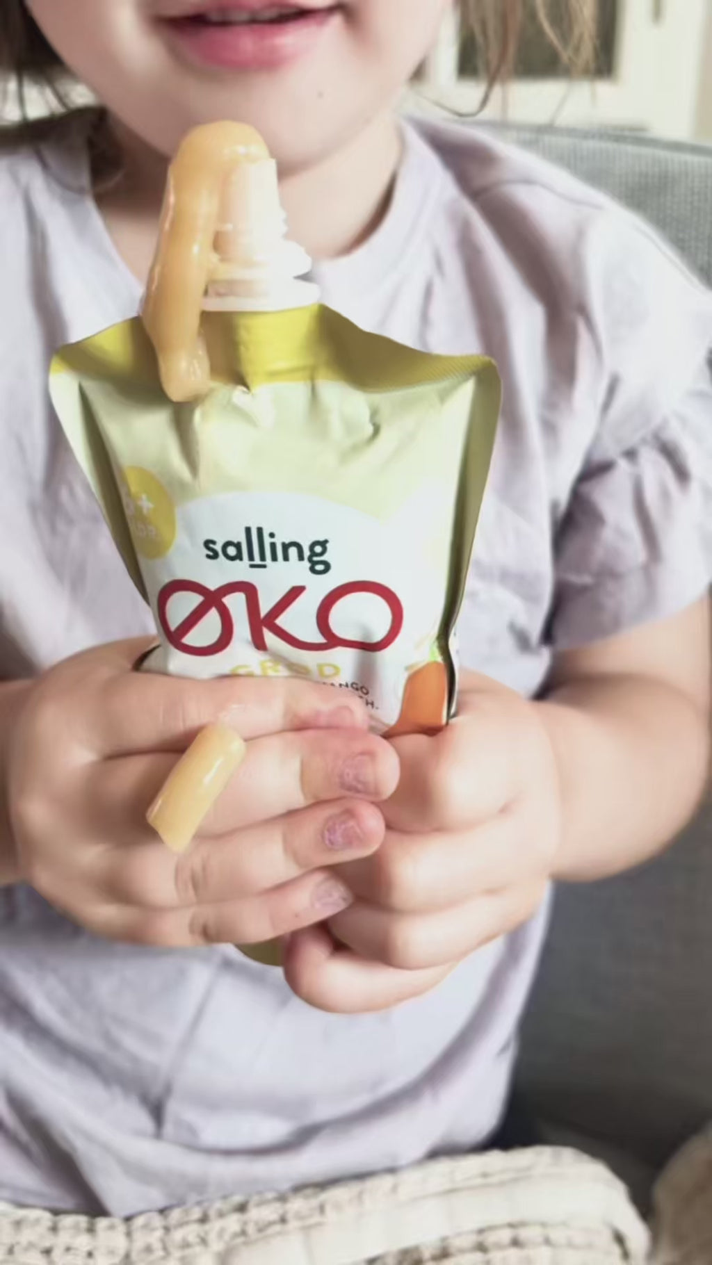 AYAVA smoothie top - Undgår spild med klemmeposerne