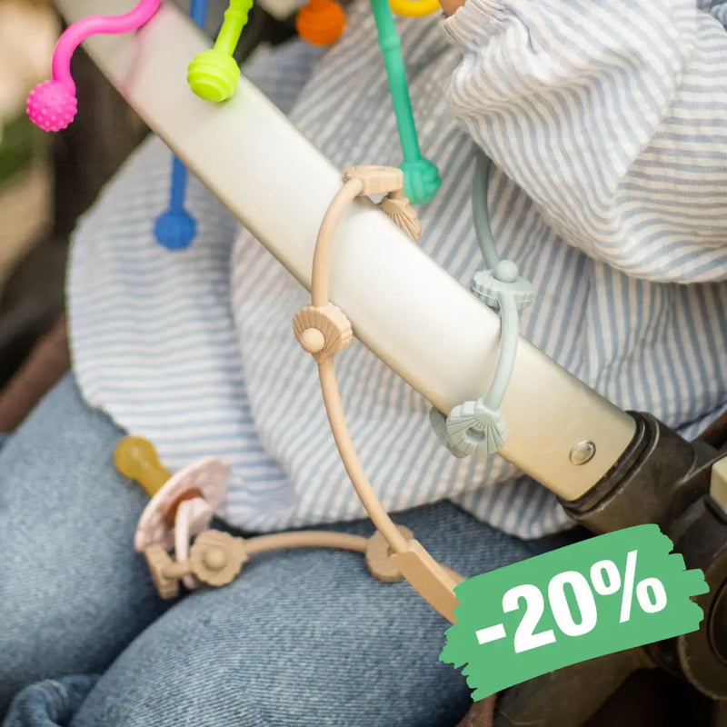 AYAVA silikonesnor – praktisk snor til barnevogn og højstol