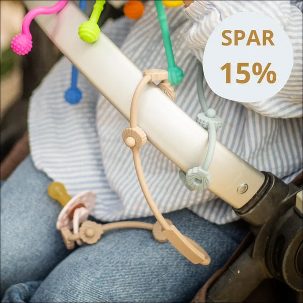 AYAVA silikonesnor – praktisk snor til barnevogn og højstol