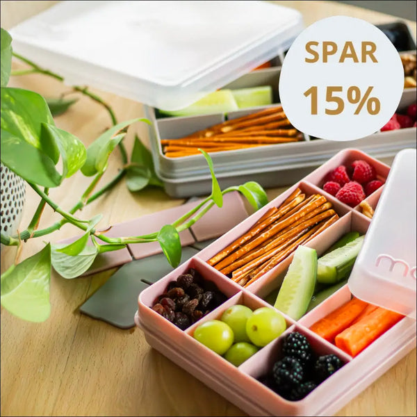 Melii Snackle Box 12 rum – snackbeholder til børn på farten