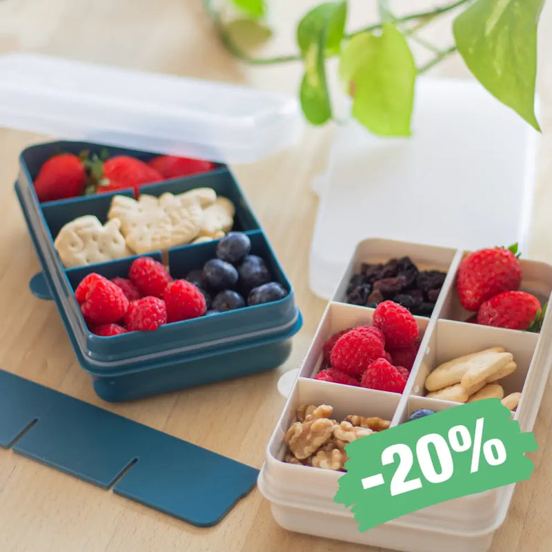 Melii Snackle Box – snackbeholder med 6 rum til børn