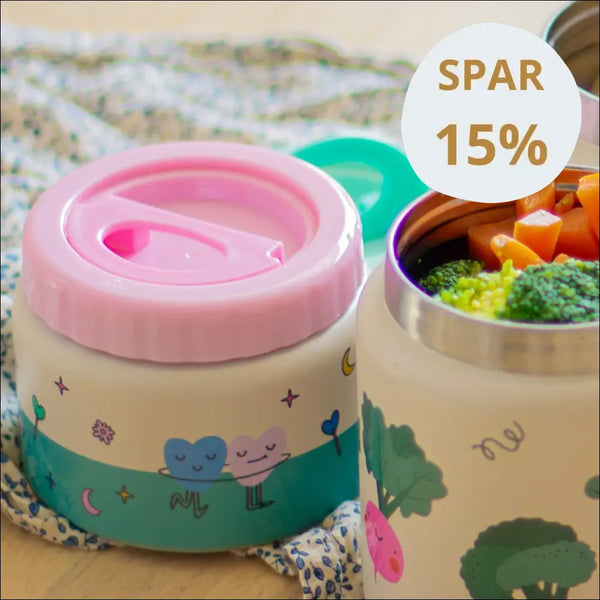 The Cotton Cloud Thermo Food Jar 350 ml – isoleret madkrukke til børn