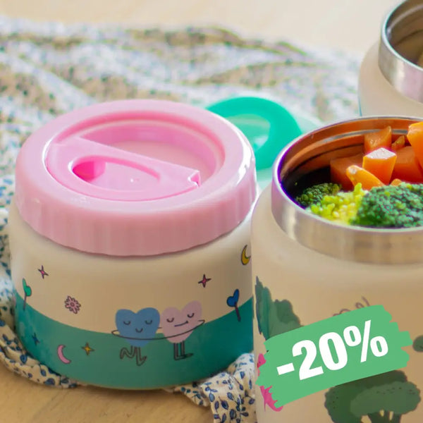 The Cotton Cloud Thermo Food Jar 350 ml – isoleret madkrukke til børn