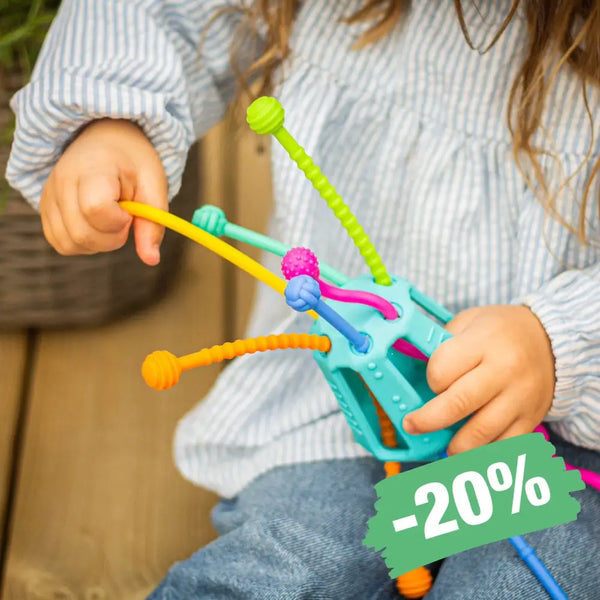 Möbi Zippee – motorikstimulerende legetøj med trække-snor